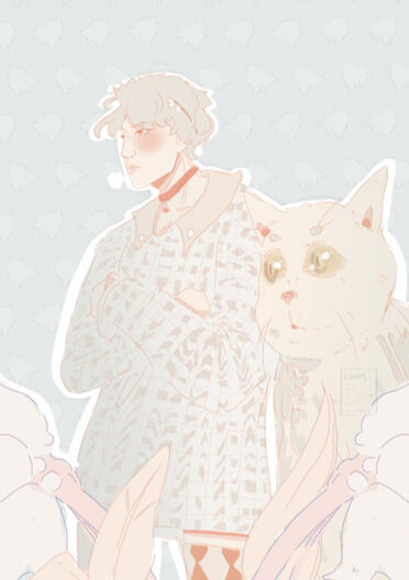 Art-trade art for Jennahe's OC character (https://toyhou.se/Jennahe)